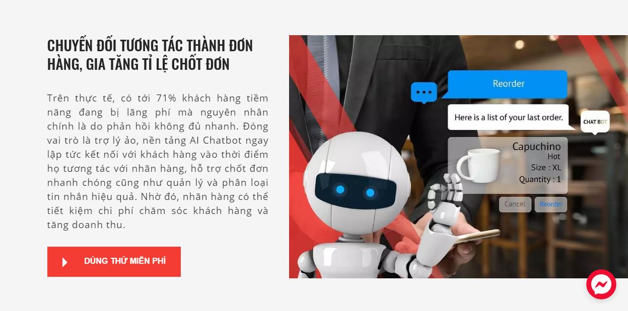 Chuyển đổi tương tác thành đơn hàng - Công Ty TNHH ECOMOBI MEDIA